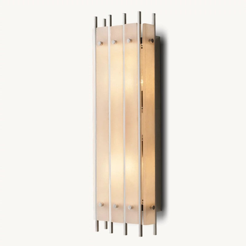 Mervin Alabaster Rectangular Wall Sconce