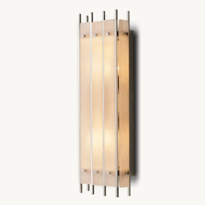 Mervin Alabaster Rectangular Wall Sconce