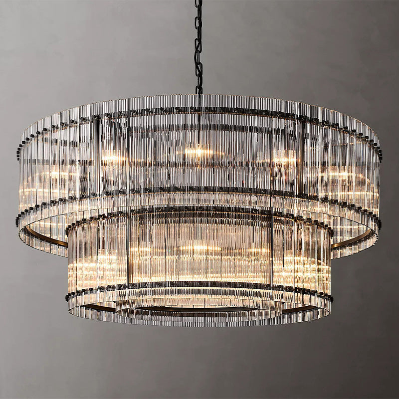 Mervin 2 Tier Round Chandelier 72''