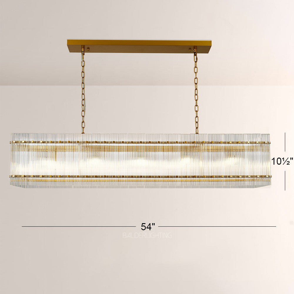 Mervin Rectangle Chandelier 54"