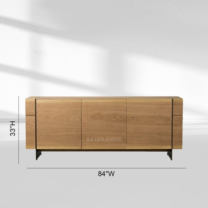 Mihaile Oak Sideboard