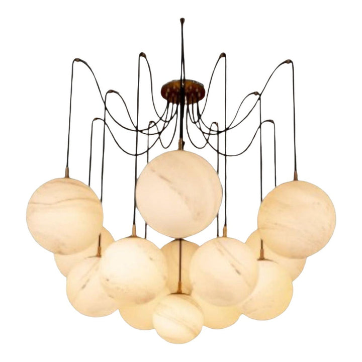 Alabaster Ball Chandelier