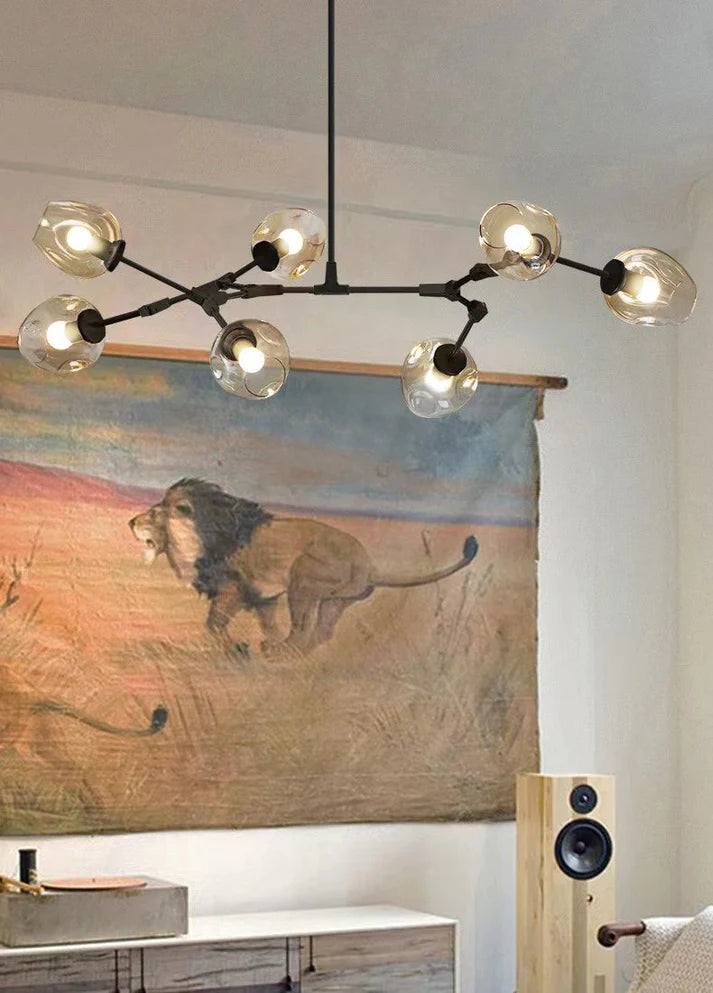 Modern Industrial Branch Chandelier