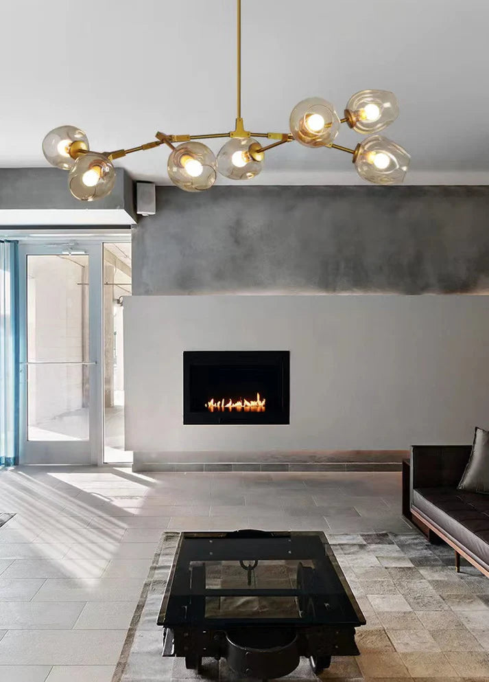 Modern Industrial Branch Chandelier