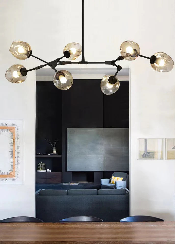 Modern Industrial Branch Chandelier