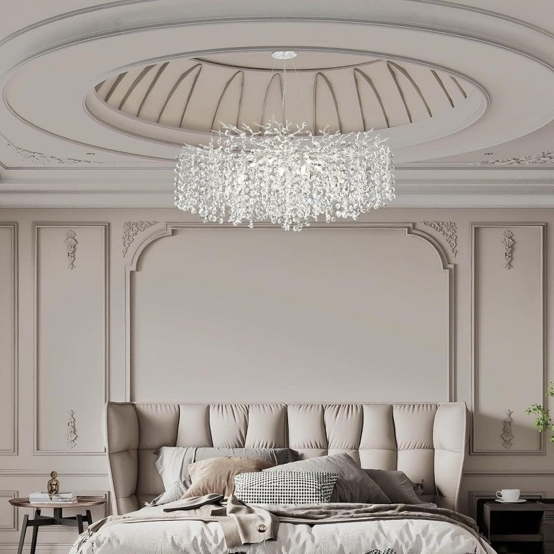 Modern Tree Branch Crystal Chandelier