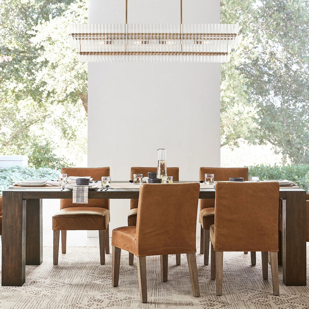 Monica Crystal Linear Chandelier