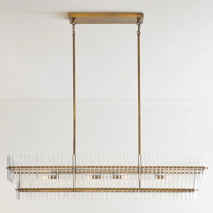 Monica Crystal Linear Chandelier