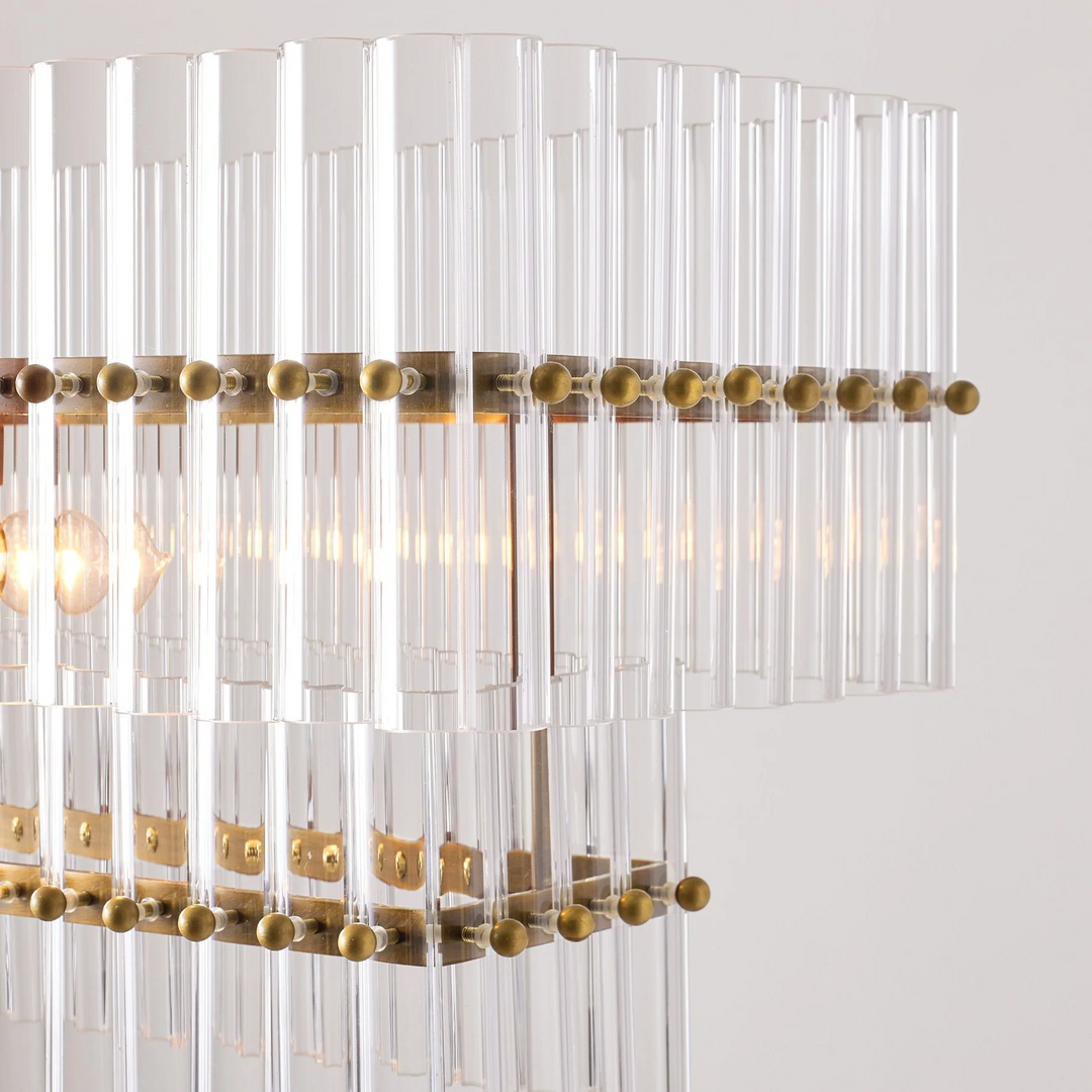 Monica Crystal Linear Chandelier