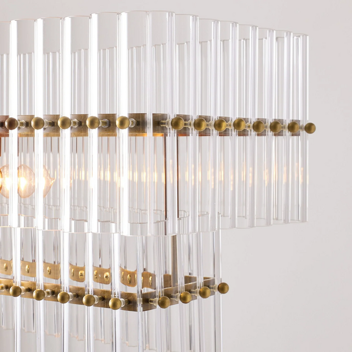 Monica Crystal Linear Chandelier