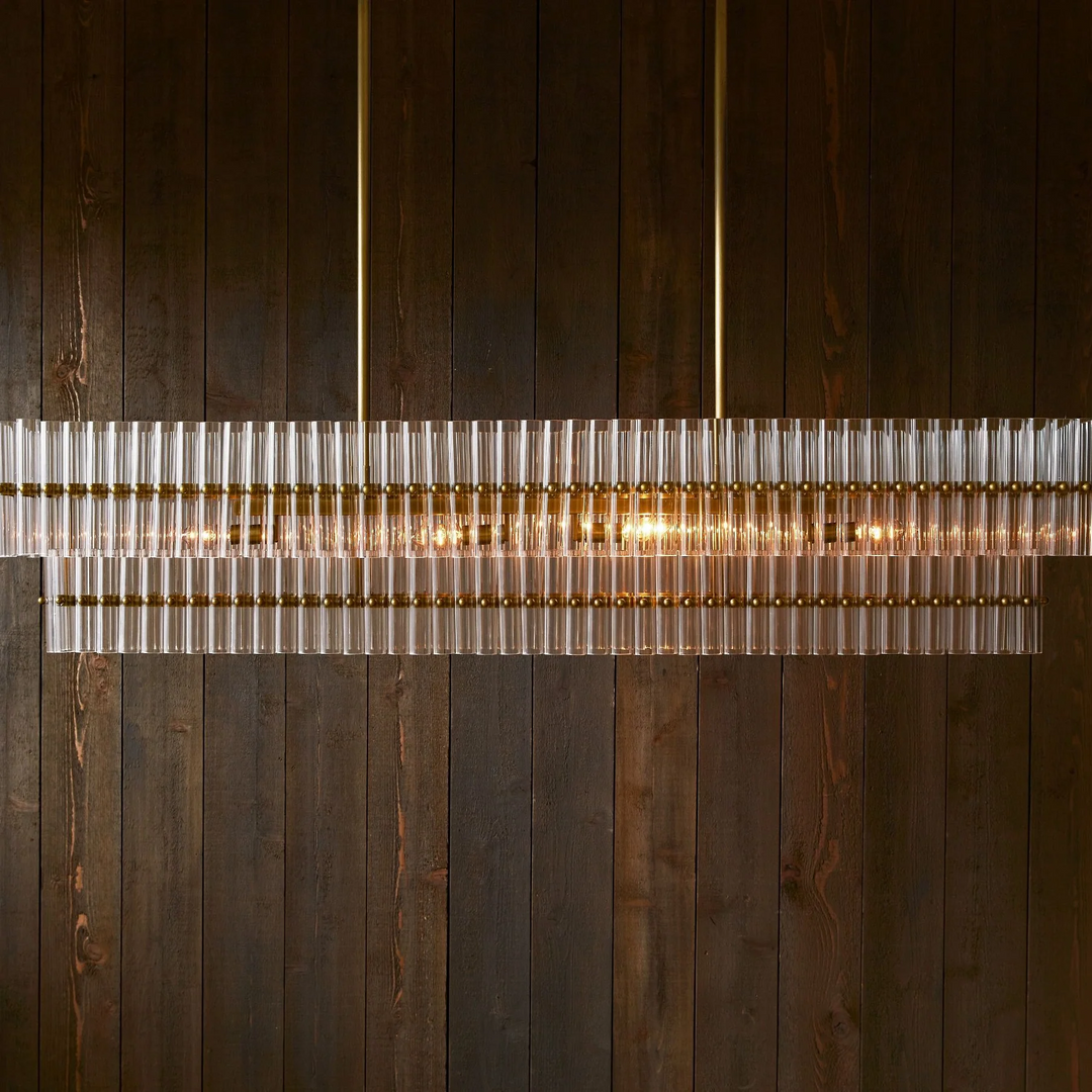 Monica Crystal Linear Chandelier