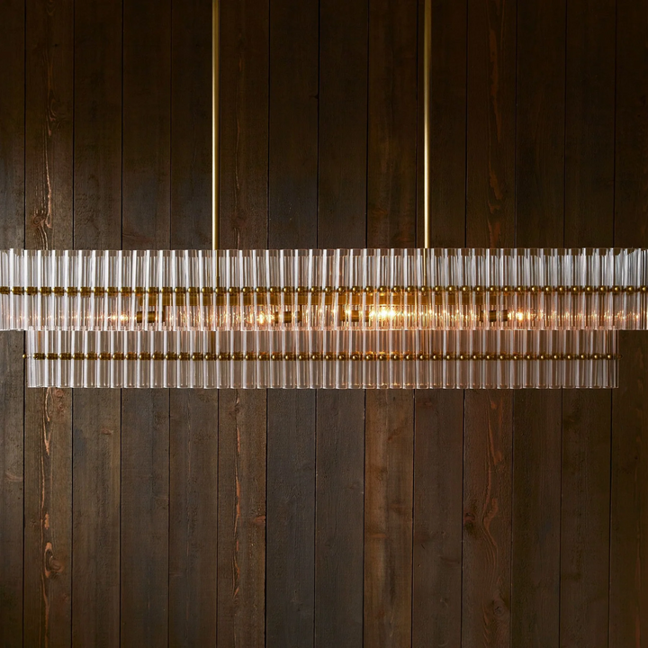 Monica Crystal Linear Chandelier