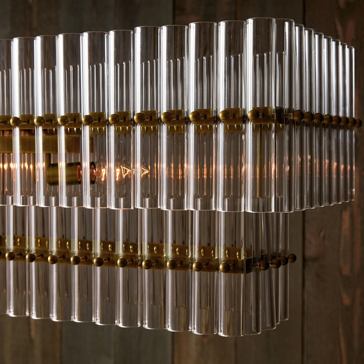 Monica Crystal Linear Chandelier