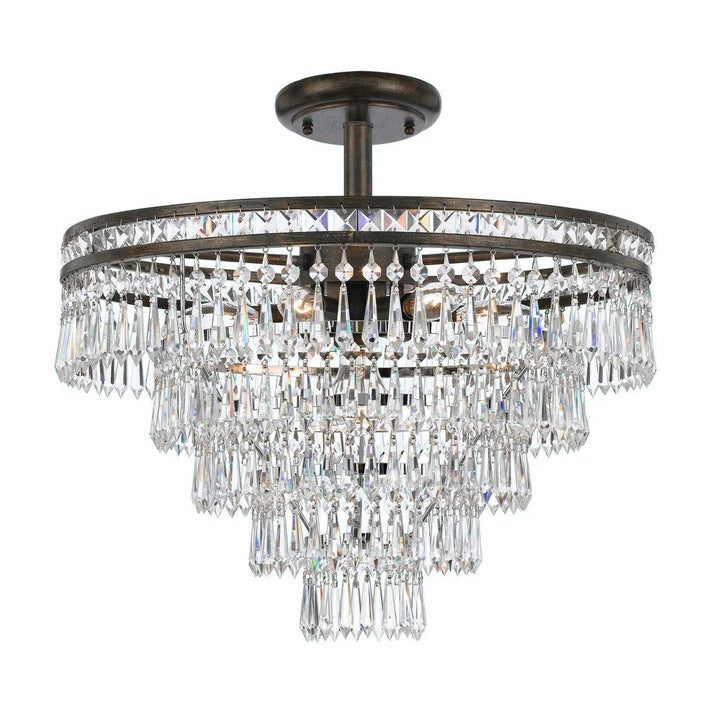 Moser Flushmount Ceiling Light 20''D 7 Lights