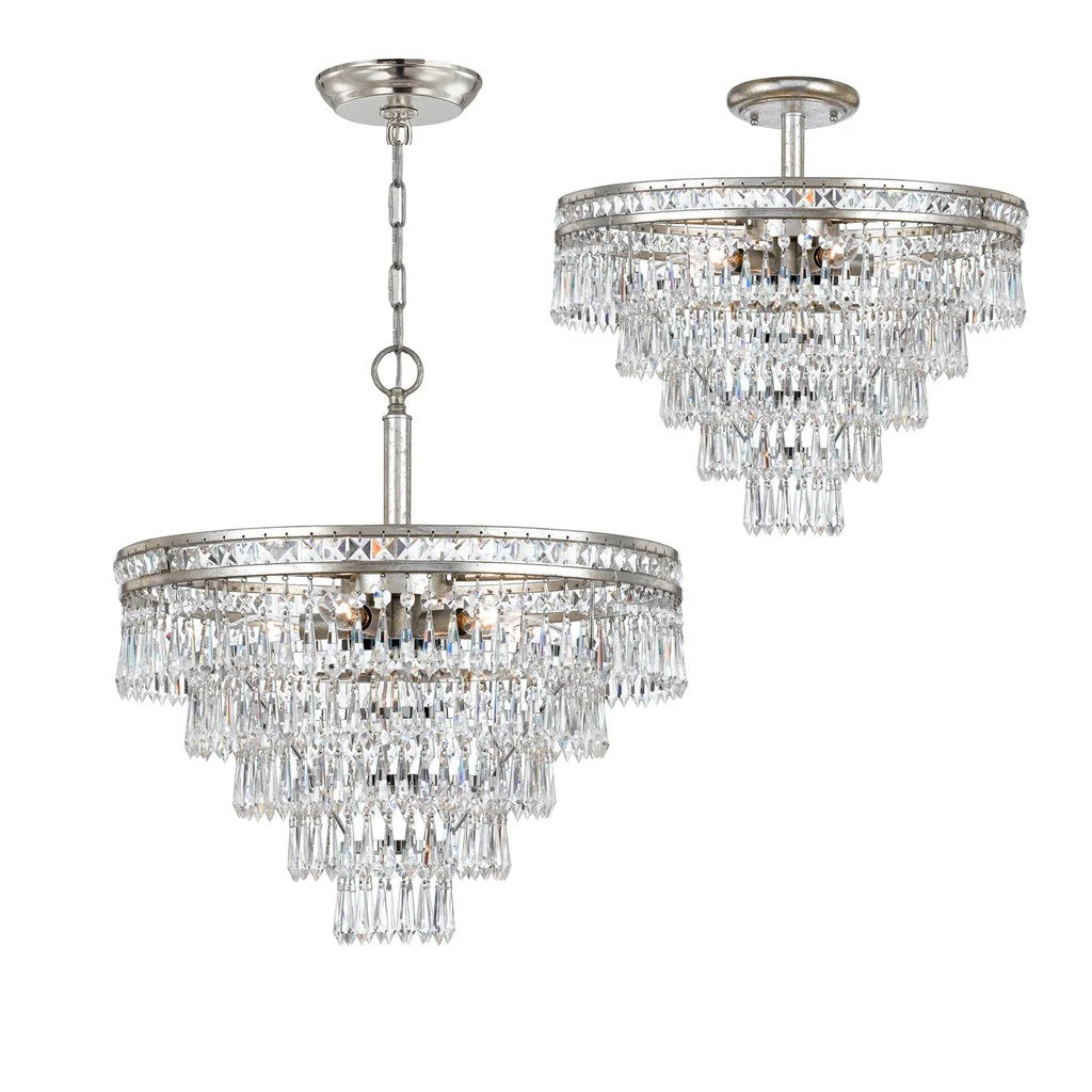 Moser Flushmount Ceiling Light 20''D 7 Lights