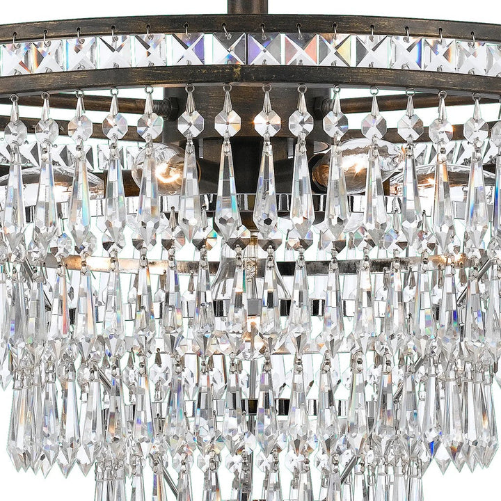 Moser Flushmount Ceiling Light 20''D 7 Lights