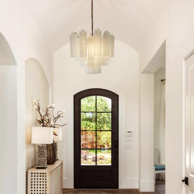 Murino Tube Chandelier  – Matte white