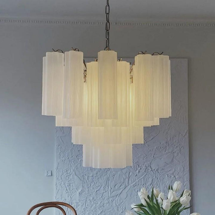 Murino Tube Chandelier  – Matte white