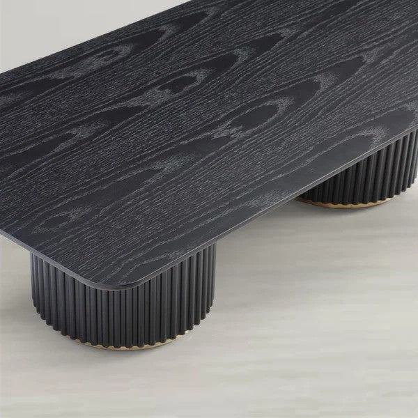 Nantie Coffee Table - Double Pedestal