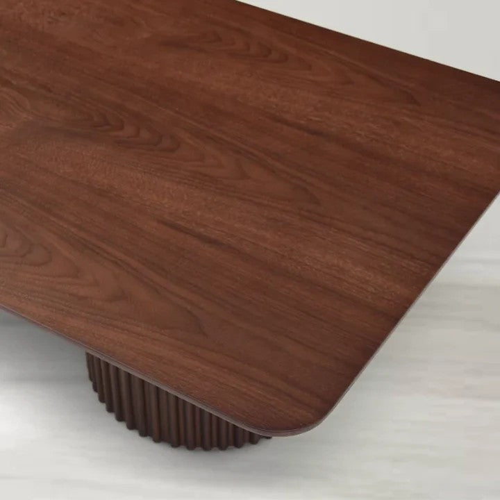 Nantie Coffee Table - Double Pedestal