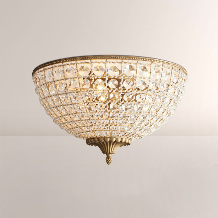 Nathan Crystal Flush Mount