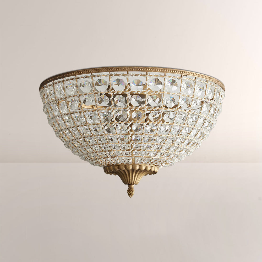 Nathan Crystal Flush Mount