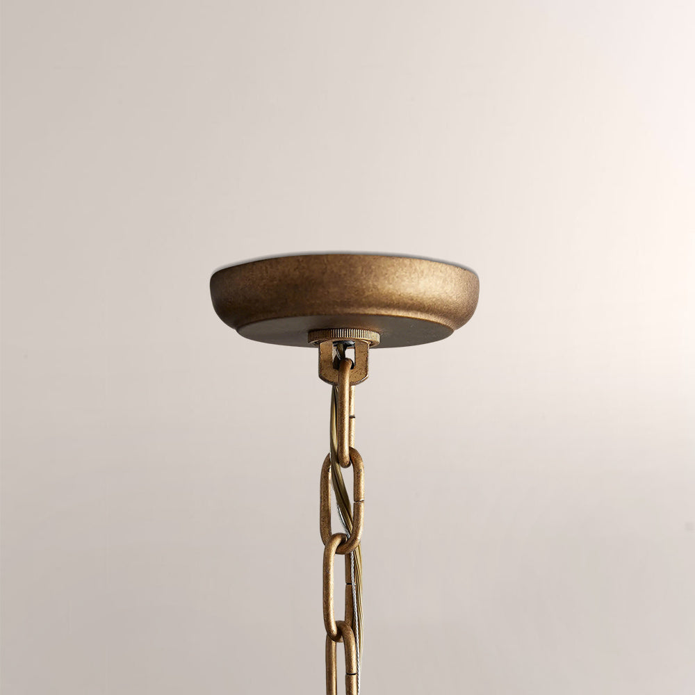 Nathan Crystal Round Chandelier