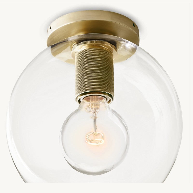 Navier Globe Shade Flushmount