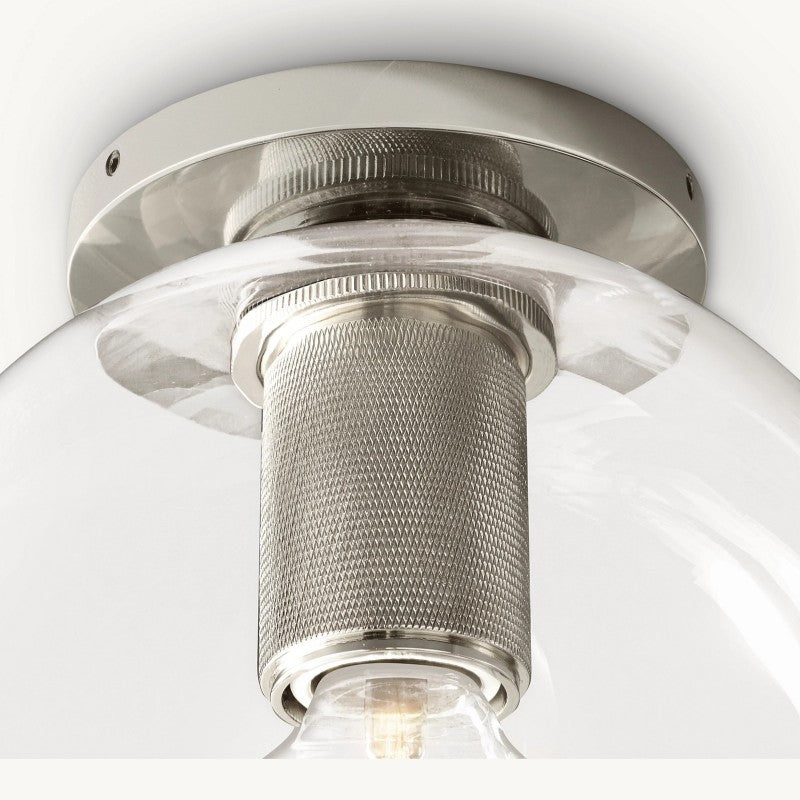 Navier Globe Shade Flushmount