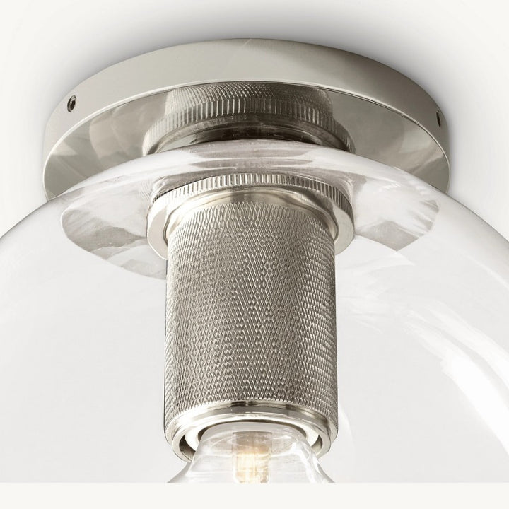 Navier Globe Shade Flushmount