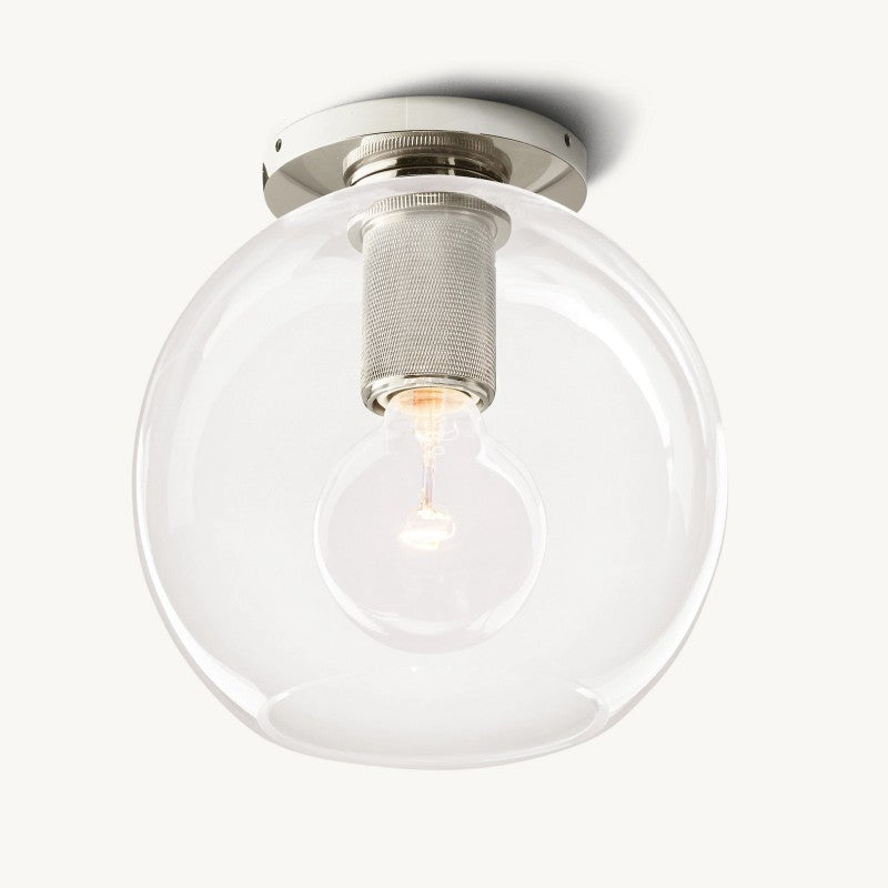 Navier Globe Shade Flushmount