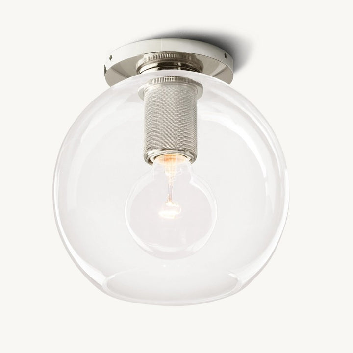 Navier Globe Shade Flushmount