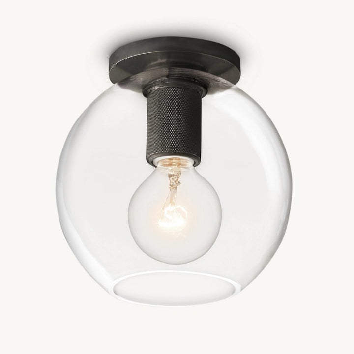Navier Globe Shade Flushmount