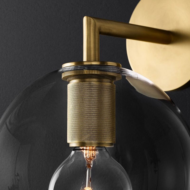 Navier Globe Shade Sconce