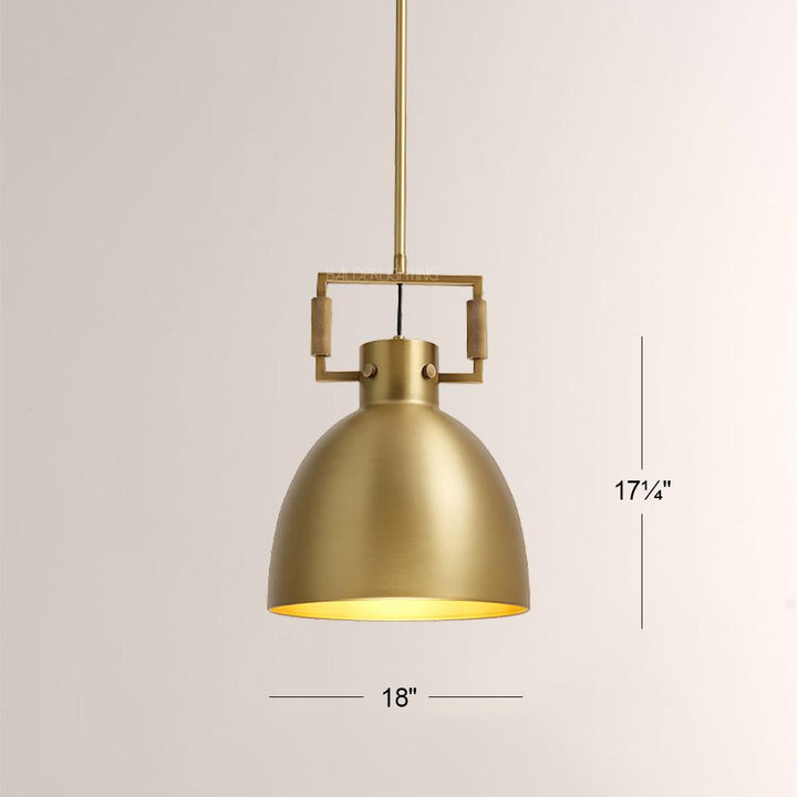 Navier Metal Cloche Pendant
