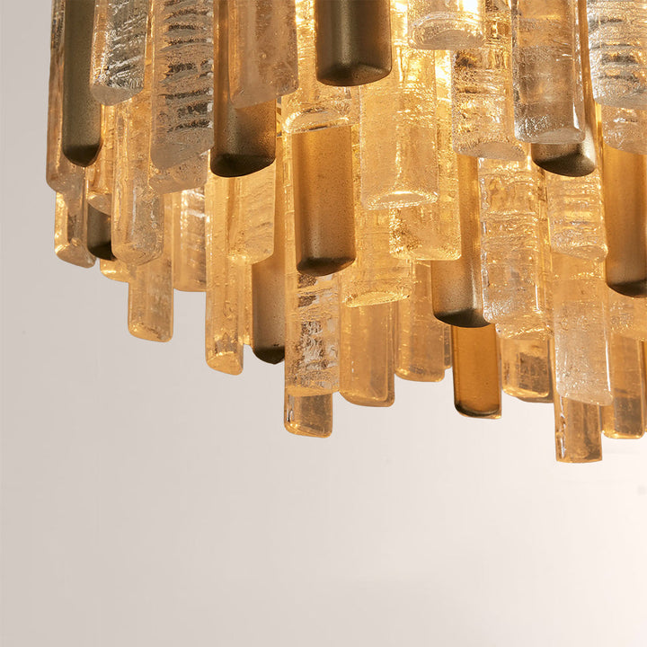 Neva Glass Linear Chandelier