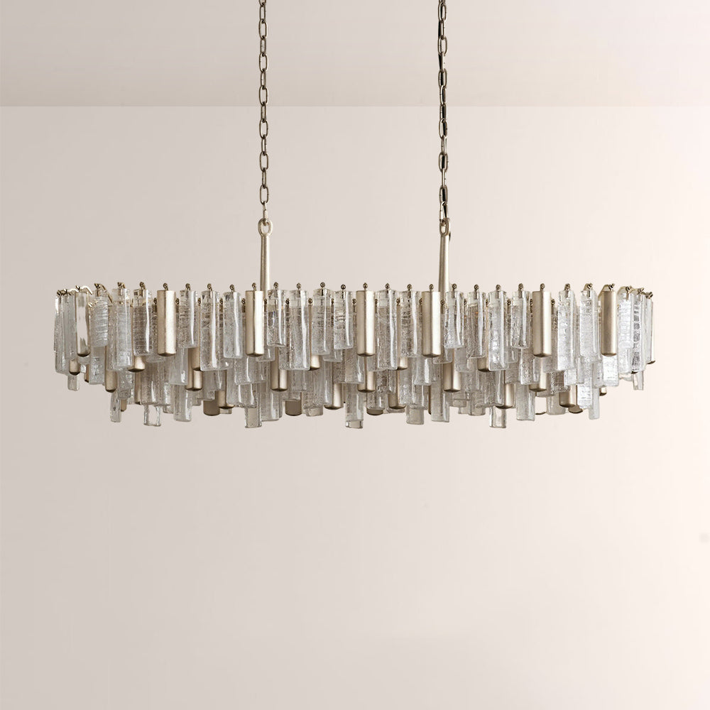 Neva Glass Linear Chandelier