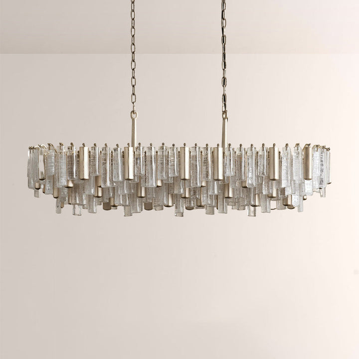 Neva Glass Linear Chandelier