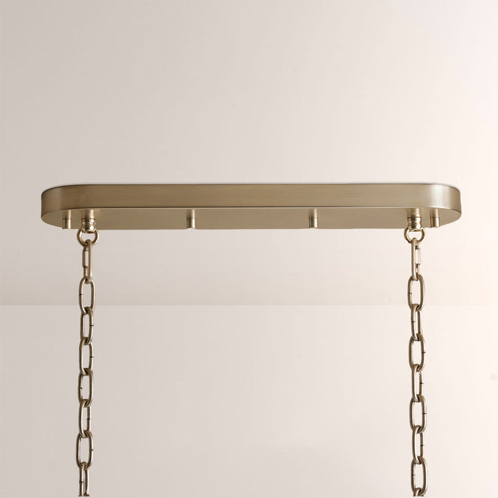 Neva Glass Linear Chandelier