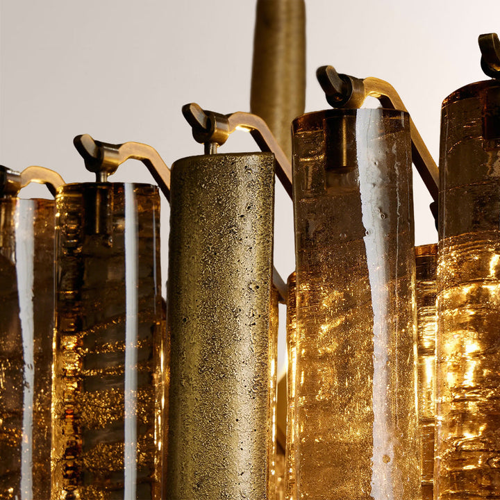 Neva Glass Linear Chandelier