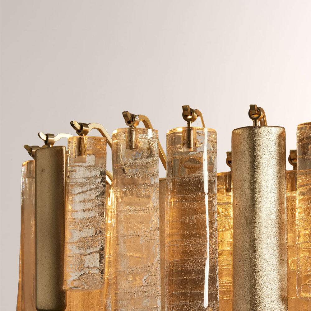 Neva Glass Linear Chandelier