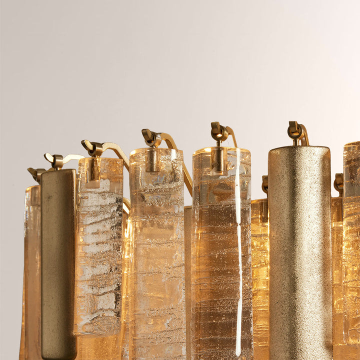 Neva Glass Linear Chandelier