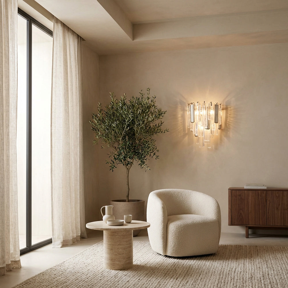 Neva Glass Wall Sconce