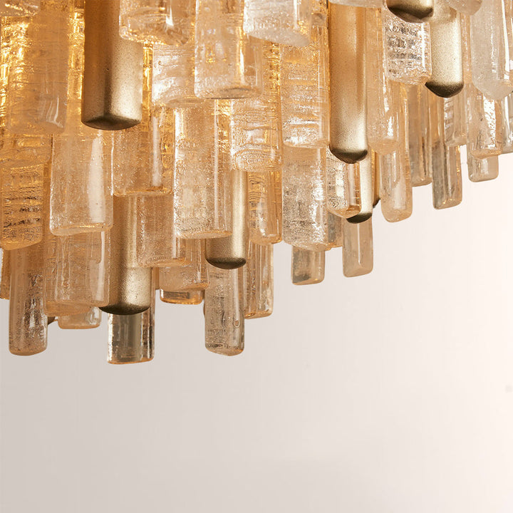 Neva Round Glass Chandelier