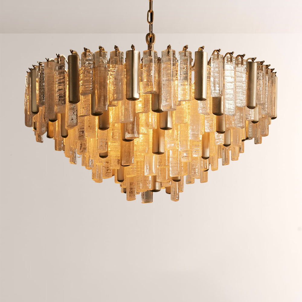 Neva Round Glass Chandelier