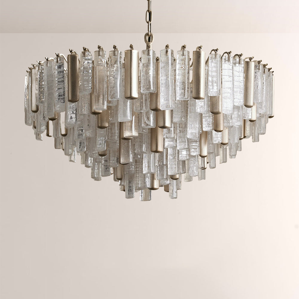 Neva Round Glass Chandelier
