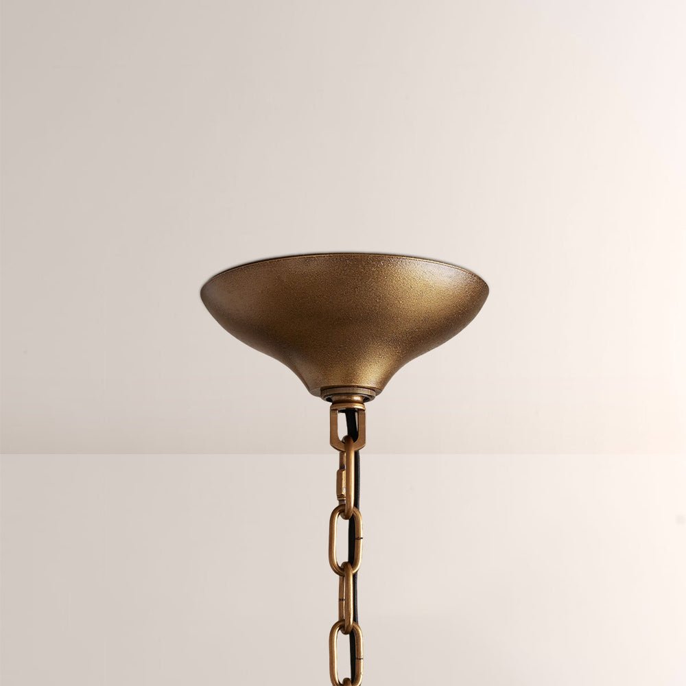 Neva Round Glass Chandelier