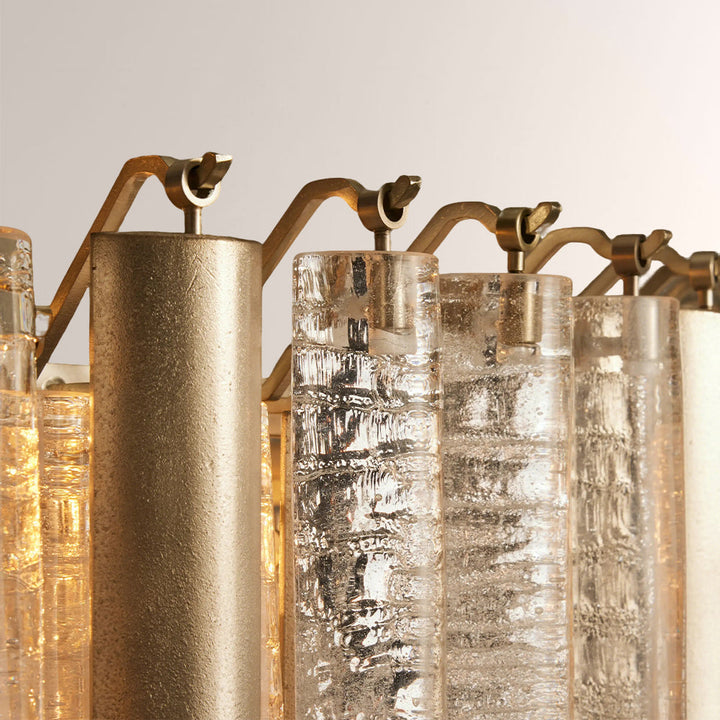 Neva Round Glass Chandelier