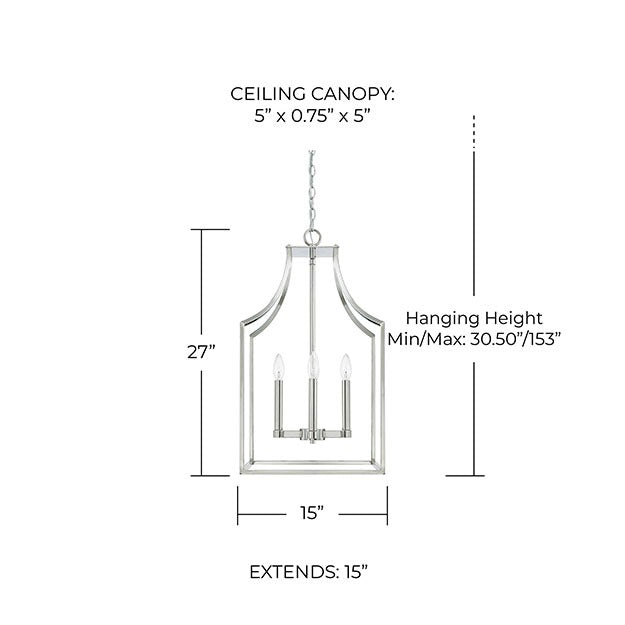 Nichel Foyer Pendant