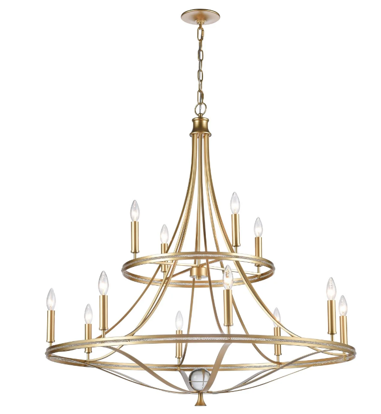 Nuora 40'' Wide 12-Light Chandelier